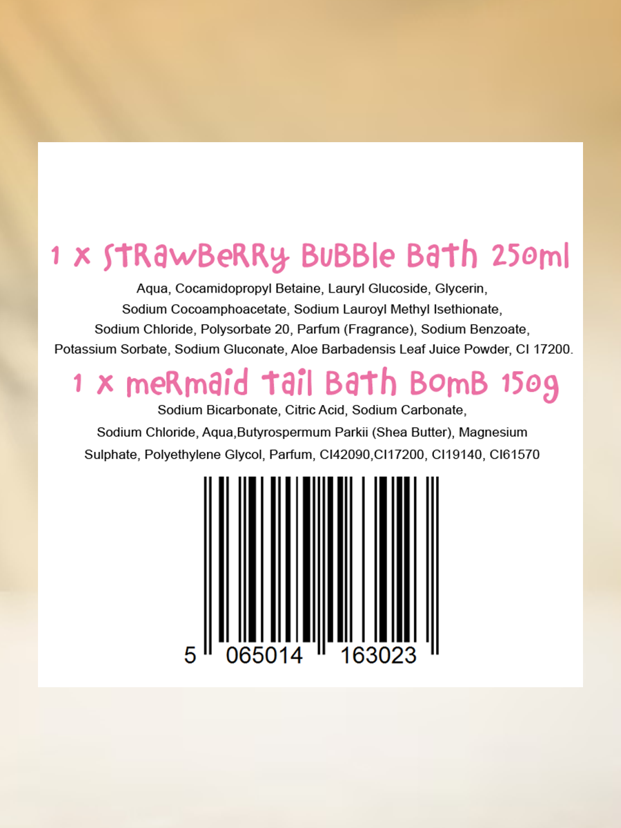 Strawberry Mermaid Gift Set